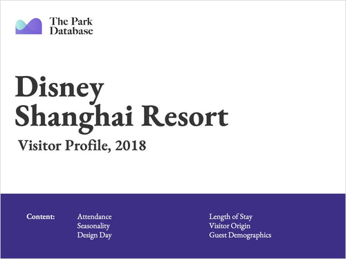 Disney Shanghai Attendance Profile & Demographics (2018)